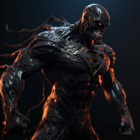 Symbiote Black Superman — Artificialmatt