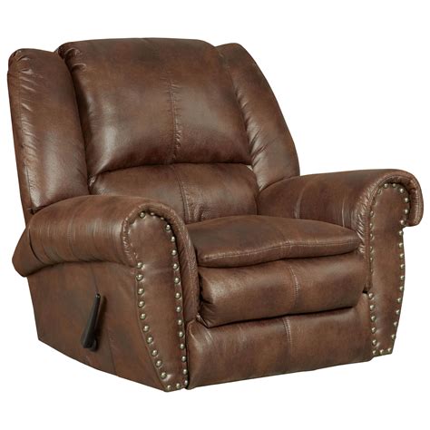 Flash Furniture Contemporary Brown Faux Leather Motion Recliner