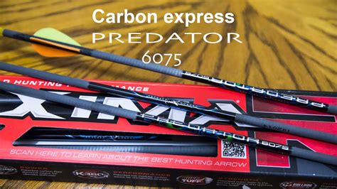 Carbon Express Predator 6075 Youtube