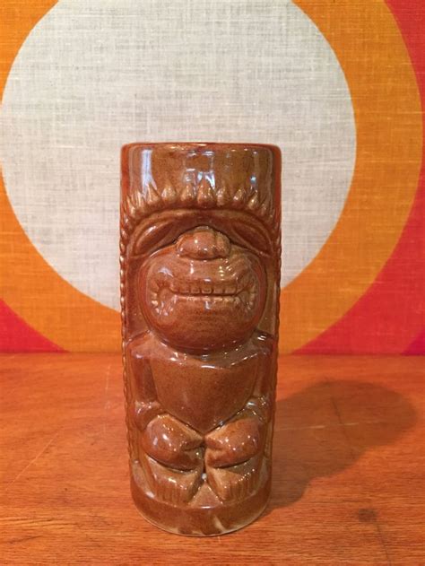 Vintage Ceramic Tiki Mug Hawaiian Tiki Mug Vintage Etsy Vintage