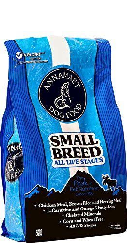 Because many websites do not reliably specify which growth or all life stages recipes are safe for large breed puppies, we do not include that data in this report. Annamaet Small Breed All Life Stages 15 lb bag ** For more ...