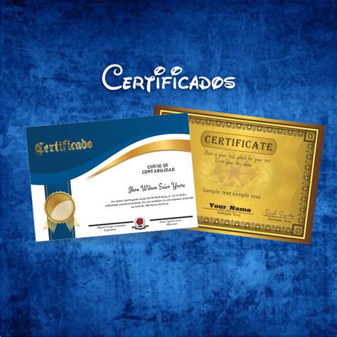 Hermosos Certificados Y Diplomas Para Imprimir Recursos Graficos