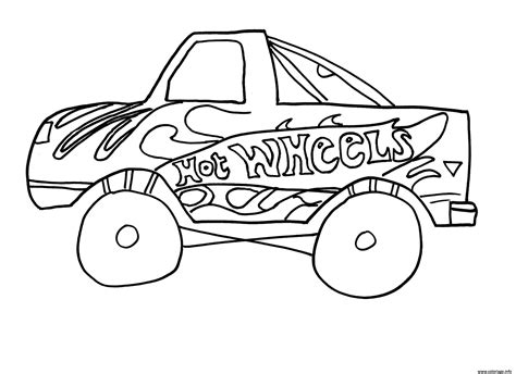 Coloriage Hot Wheels Free