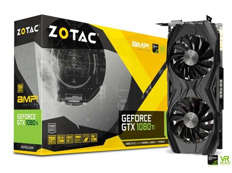 Zotac Geforce Gtx 1080 Ti Amp Edition Zt P10810d 10p 11gb Gddr5x 352