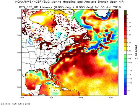 Map Atlantic Sea Surface Temperature Anomaly Sep 8 2018 Climate
