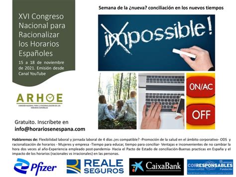 Congreso Sobre La Racionalización De Los Horarios Revista