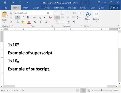 How To Insert Subscript And Superscript In Word Gear Up Windows