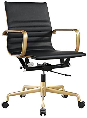 Meelano M348 Vegan Leather Office Chair Goldblack Review Flickr