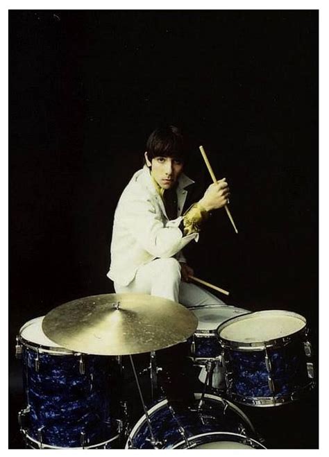 Keith Moon Early Photo Playing Rogers Drum Kit Drums Rogers Drums