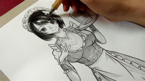 Top 115 Maid Drawing Anime