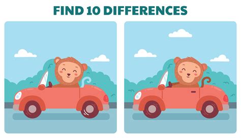 8 Best Images Of Printable Adult Find The Difference Spot The