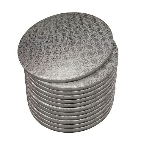 Spec101 Round Cake Drums 14 Inch 12pk Silver Cake Drum Boards