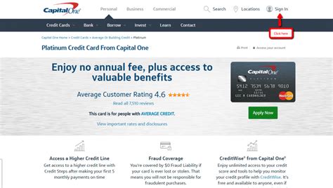 Credit card companies like capital one make it easier than ever for those with bad or average credit to start down the road to recovery. Platinum Credit Card from Capital One® Login | Make a ...