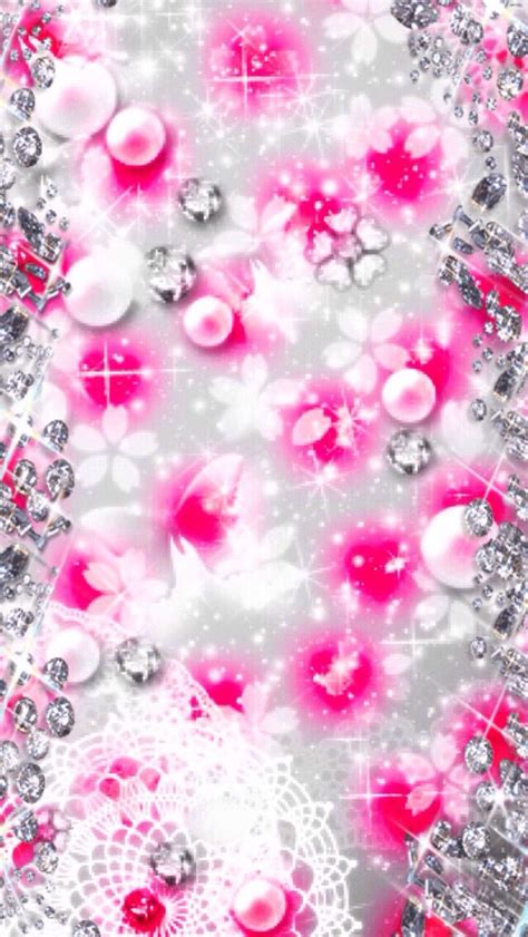 Maybe you would like to learn more about one of these? Wallpaper...By Artist Unknown... | Pink kisses wallpaper, Bling wallpaper, Pretty phone wallpaper