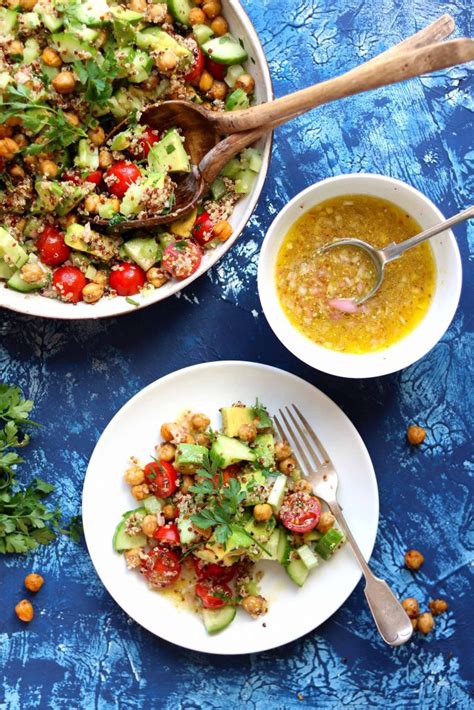 Avocado Quinoa Salad With Spiced Chickpeas The Last Food Blog