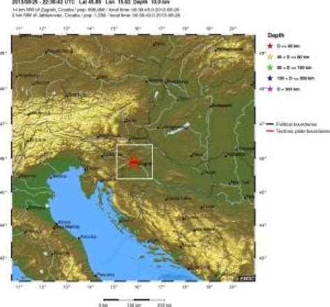 Schwere erdbeben sind in kroatien ebenso selten wie in den nachbarländern bosnien und slowenien. Leichtes Beben bei Zagreb, Kroatien. | Erdbebennews