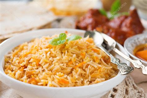 Fresh Cooked Indian Rice — Stock Photo © Szefei 28088137