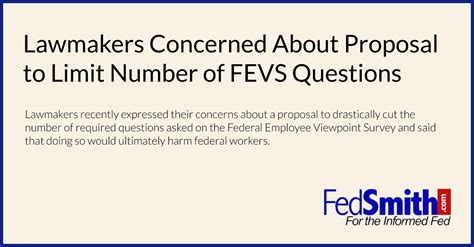 Lawmakers Concerned About Proposal To Limit Number Of Fevs Questions