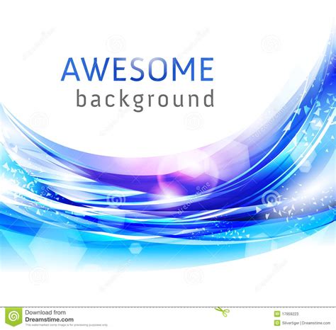 Abstract Blue Vector Backgrounds Stock Vector