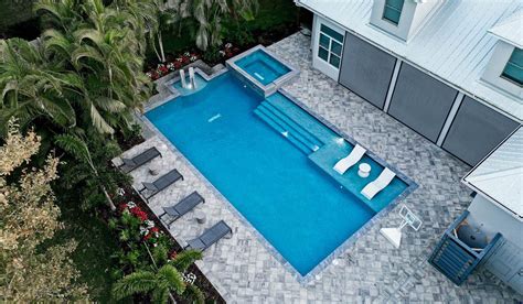 Modern Zen Style Pool In Sarasota Florida Lucas Lagoons