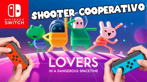 Shooter Multijugador Nintendo Switch Lovers In A Dangerous Spacetime Gameplay Español