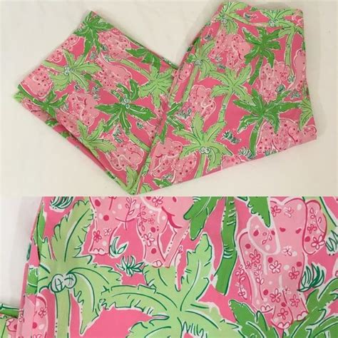 Vintage Lilly Pulitzer Taboo Elephant Palm Tree Vintage Lilly