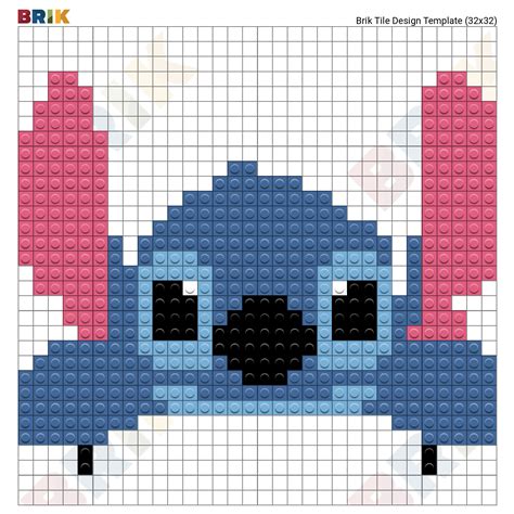 Pixel Art Stitch Lesgenissesdanslmais