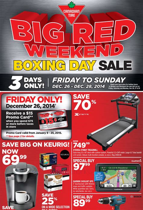 Canadian Tire Boxing Week / Boxing Day Flyer 2014 | Canadian Freebies ...