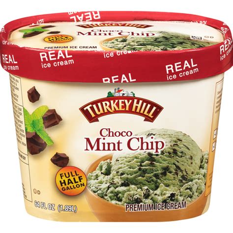 Turkey Hill Choco Mint Chip Premium Ice Cream Fl Oz Tub Shop