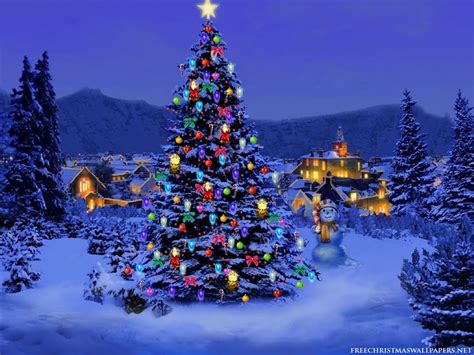 Free Download Desktop Wallpapers Christmas Tree Lights Wallpaper For