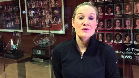 Coach Karen Aston Invites Horn Fans To Iowa State Game Youtube