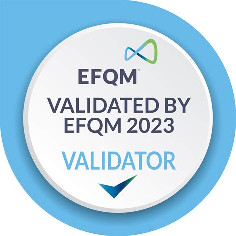 Validated by EFQM 2023 Validator - Credly