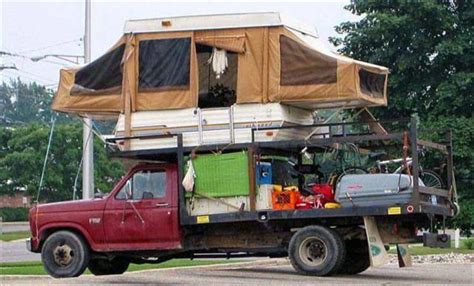 Truck Camper Pop Up Truck Campers Homemade Camper