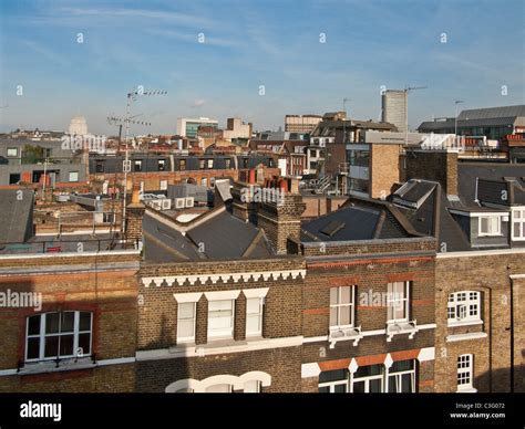 London W1 Rooftops View Uk Stock Photo Alamy