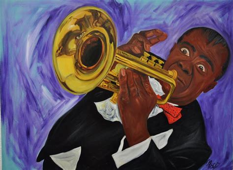 Satchmo Painting By Mitchell Todd Fine Art America