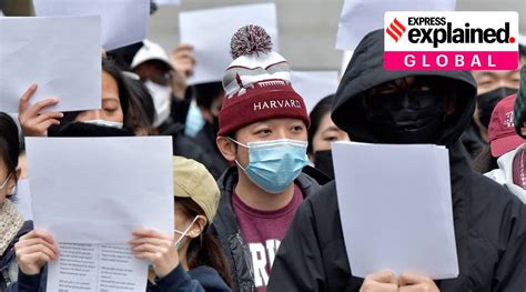 Why Are Protesters In China Holding White Pieces Of Paper As An Act Of