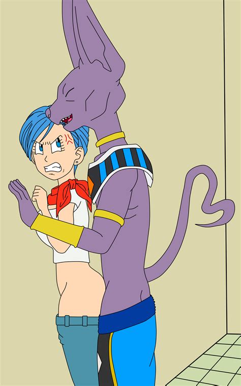 Rule 34 Against Wall Angry Sex Anthro Beerus Bulma Briefs Clothed Sex Dragon Ball Dragon Ball