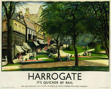 Harrogate Lner Travel Posters Vintage Travel Posters Harrogate