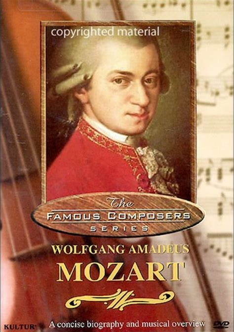 Famous Composers Wolfgang Amadeus Mozart Dvd Dvd Empire