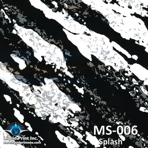 Splash Marble And Stone Ms 006 Liquid Print Hydrographics Film