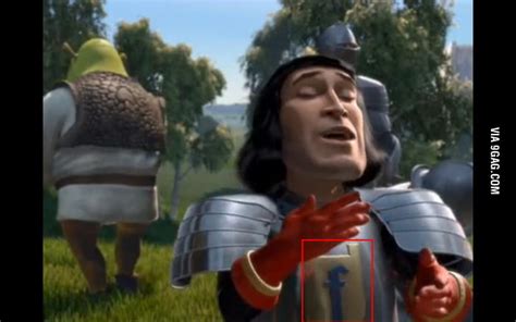 Lord Farquaad From Shrek Has A Facebook Armor 9gag