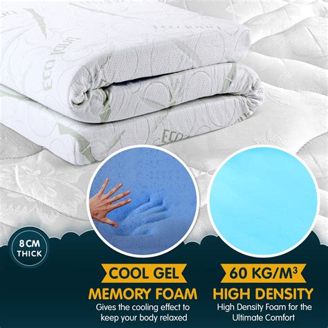 Contura 3 inch gellux gel infused cooling foam mattress linenspa 3 inch gel swirl memory foam topper review. Bamboo Cool Gel Mattress Topper - King Size | Royal Sleep, 8cm