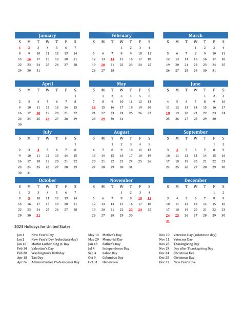 Year 2023 Calendar Png Image Png Mart Vrogue
