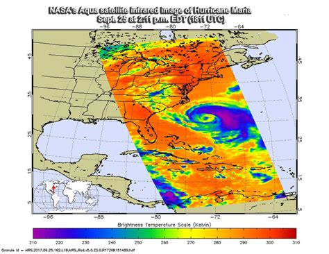 Nasa Satellite Data Shows Hurricane Marias Strongest Side