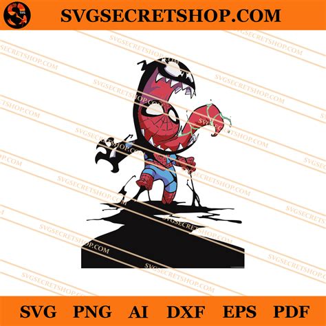Spiderman With Venom SVG, Spiderman SVG, Venom SVG