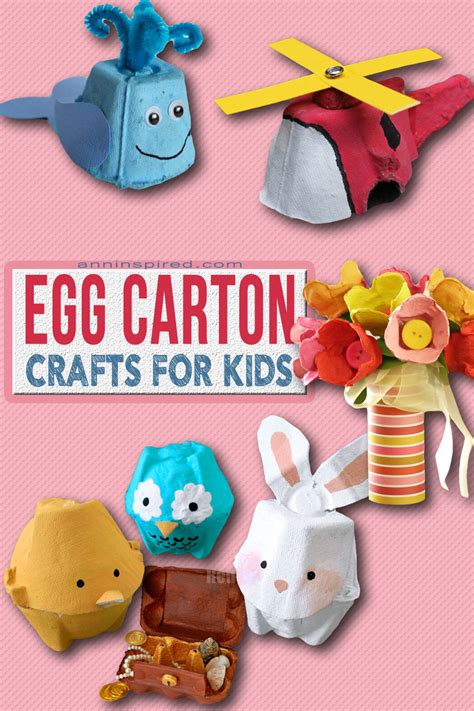 9 Cute And Creative Egg Carton Crafts For Kids Ann Inspired