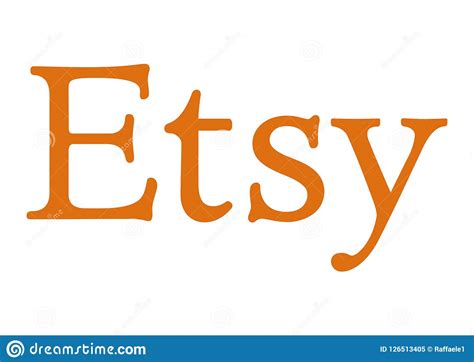Etsy Logo Editorial Image Illustration Of Background 126513405