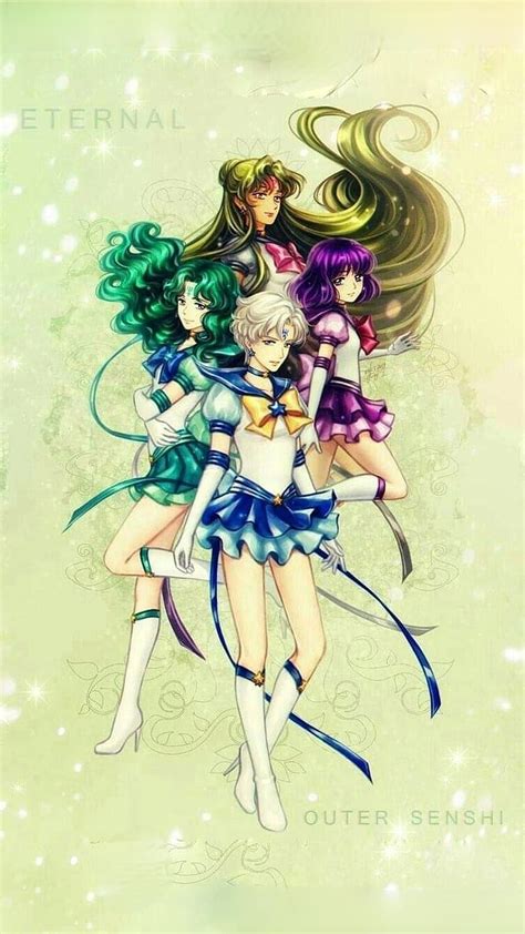 Outer Senshi Manga Moon Sailor Sailor Moon Hd Phone Wallpaper Peakpx