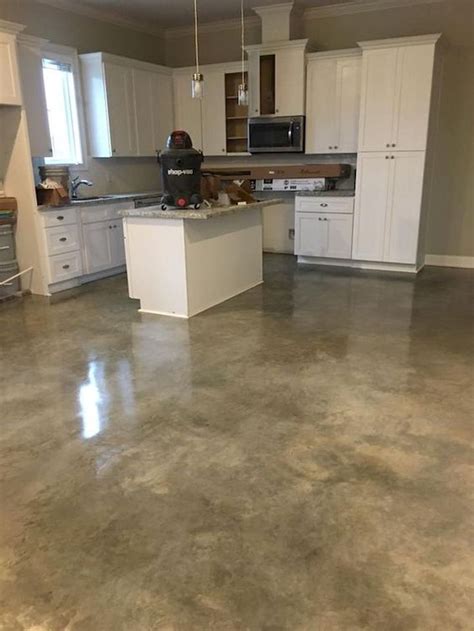 It can be installed anywhere, even in areas with high moisture like the bathrooms, kitchens, and basements. 70 Smooth Concrete Floor Ideas for Interior Home ...