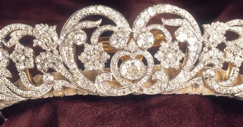 Spencer Tiara Created In The 1930s From Older Pieces And Worn By Diana